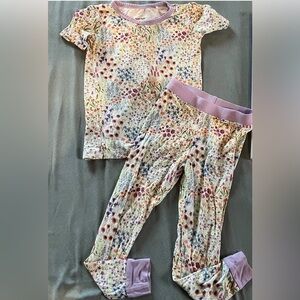 Little Sleepies flower fields 2T